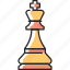 king, crown, queen, chess, piece, strategy, game 