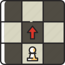 pawn, pawn moves, game, chess, steps, moves planning, play