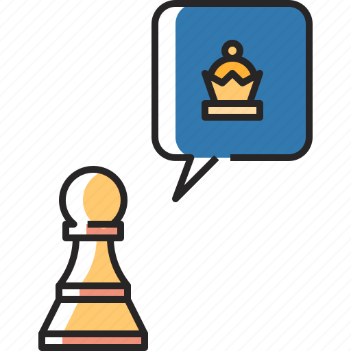 Promotion, chess, play, game, pawn, piece, queen icon - Download on Iconfinder