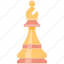 bishop, chess, game, piece, strategy, figure, play 