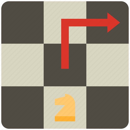 Knight, knight moves, game, chess, steps, moves planning, play icon - Download on Iconfinder