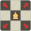 bishop, bishop moves, game, chess, steps, moves planning, play 
