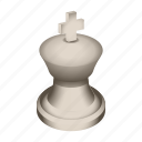 board, chess, game, king, piece, white