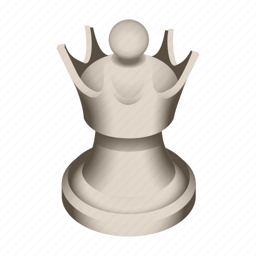 Board, chess, game, piece, queen, white icon - Download on Iconfinder