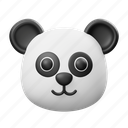 panda, head 