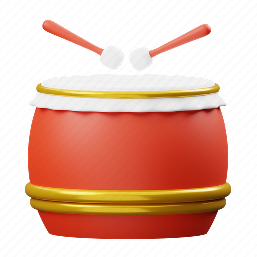Drum, instrument 3D illustration - Download on Iconfinder