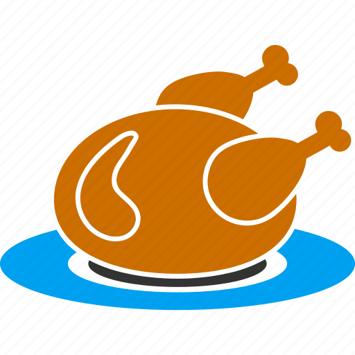 Meal, fried, cooking, dish, food, roasted chicken, turkey icon - Download on Iconfinder
