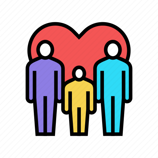 Men, gay, same, sex, couple, adoption icon - Download on Iconfinder