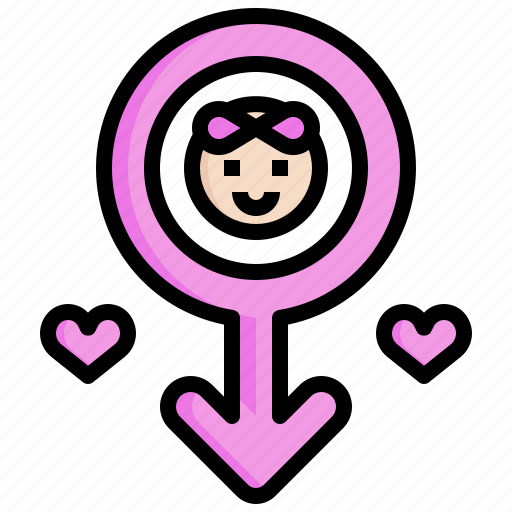 Female, gender, woman, fluid icon - Download on Iconfinder