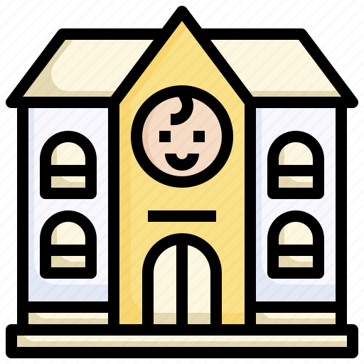 Orphanage, orphan, edifice, building, house icon - Download on Iconfinder