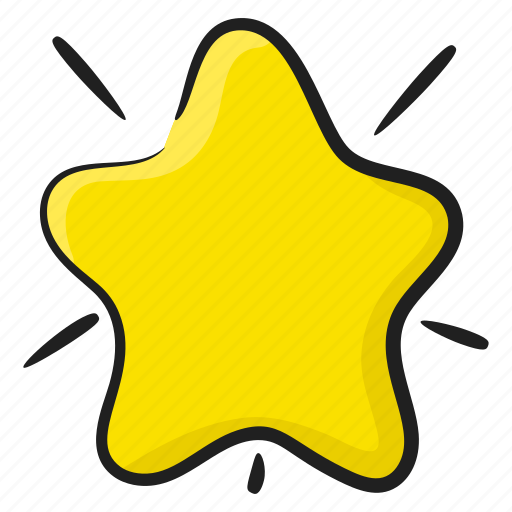 Favorite, gold star, like, rating sar, star icon - Download on Iconfinder