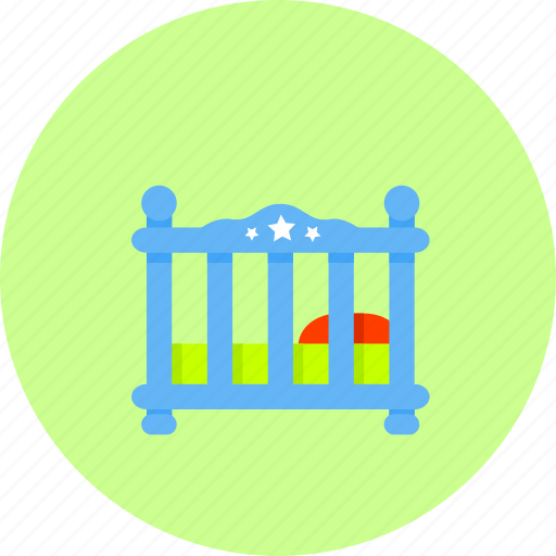 Cot, baby, bed, furniture, kids, sleep, toy icon - Download on Iconfinder