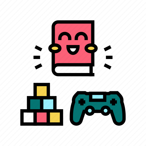 Gaming, book, children, library, read, reading icon - Download on Iconfinder