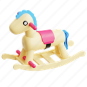 rocking, horse, kid, play, toy, child, baby, strategy, animal 
