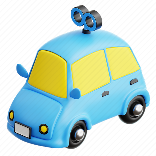 Car, toy, child, baby, play, vehicle, transport 3D illustration - Download on Iconfinder