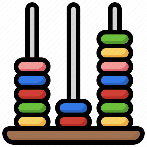 Abacus, kid, and, baby, calculating, mathematical, education icon - Download on Iconfinder
