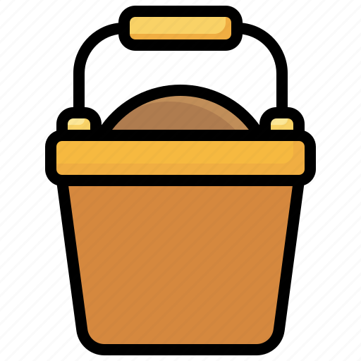 Sand, bucket, child, toys, kid, and, baby icon - Download on Iconfinder