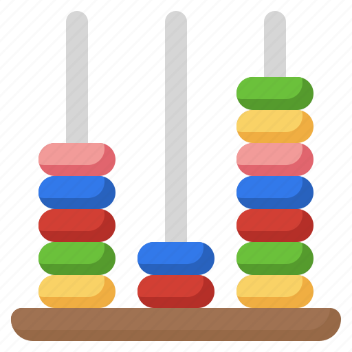 Abacus, kid, and, baby, calculating, mathematical, education icon - Download on Iconfinder