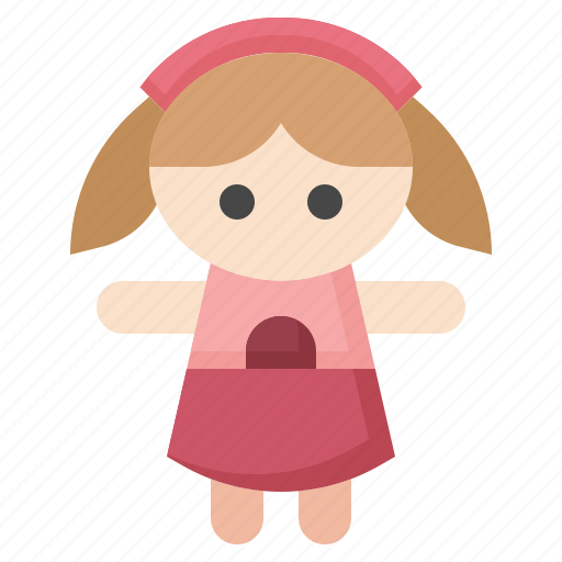 Doll, girl, childhood, toys, baby, kid, people icon - Download on Iconfinder