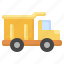 dump, truck, construction, and, tools, transportation, automobile 
