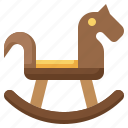 rocking, horse, chair, baby, kid, and, rocker