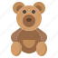 teddy, bear, animal, kid, baby, puppet, fluffy 