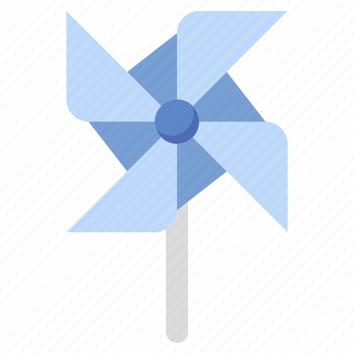 Windmill, toy, wind, pinwheel, mill icon - Download on Iconfinder