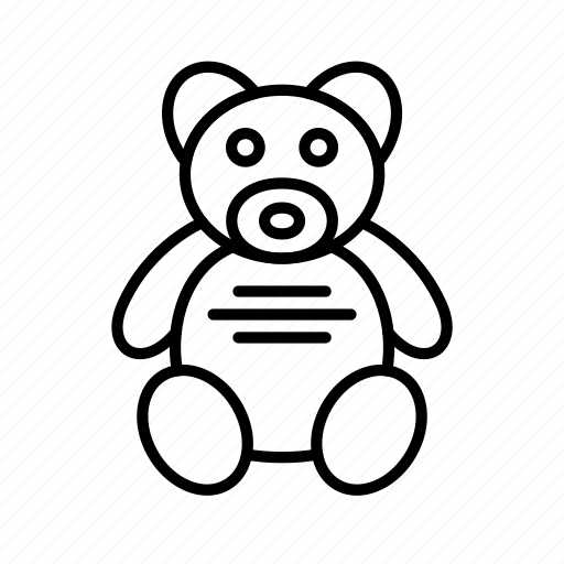 Teddy, baby, bear, toys, love, gift, teddy bear icon - Download on Iconfinder