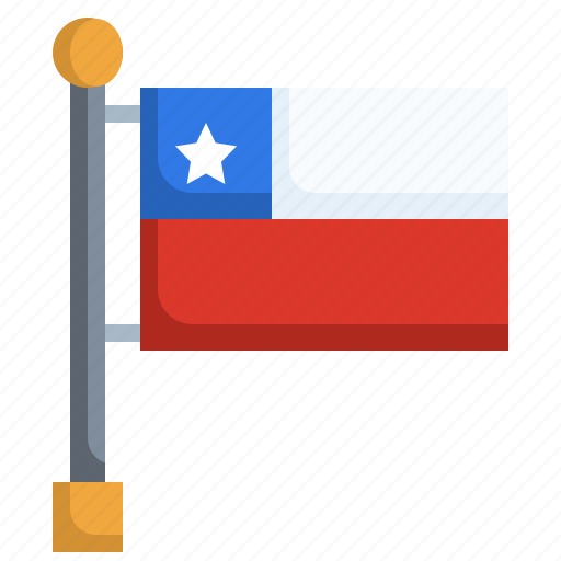 Chile, country, nation, flags, world icon - Download on Iconfinder