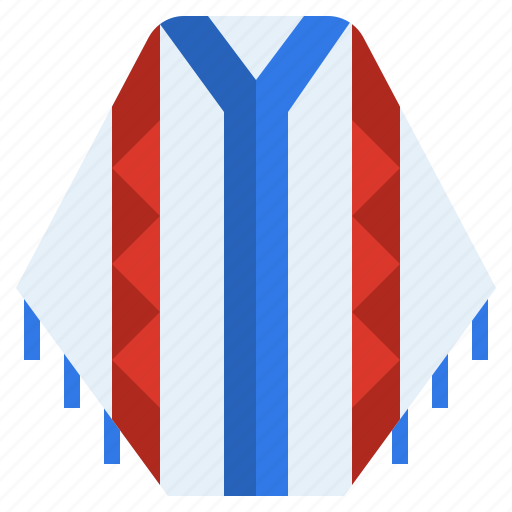 Poncho, garment, traditional, fashion, chile icon - Download on Iconfinder