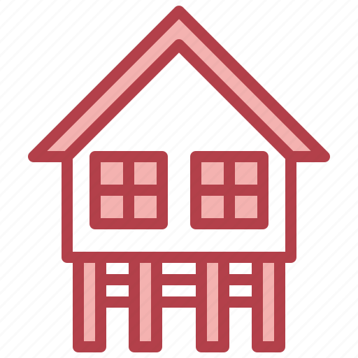House, beach, hut, bungalow, home, travel icon - Download on Iconfinder