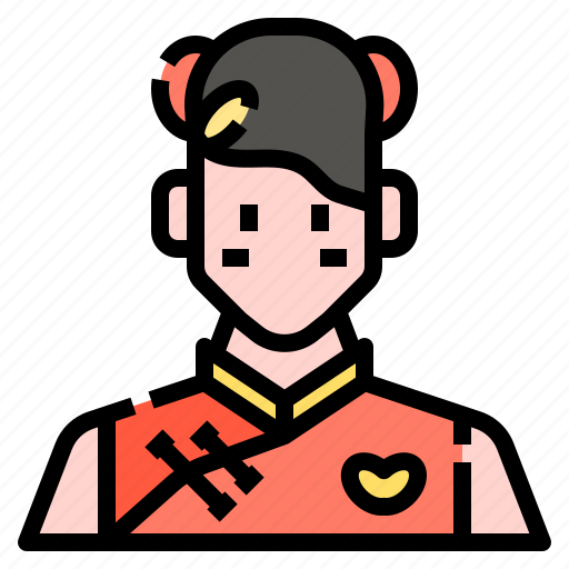 Asian, avatar, chinese, girl, user, woman icon - Download on Iconfinder