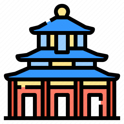 Ancient, architecture, building, china, chinese, temple icon - Download on Iconfinder