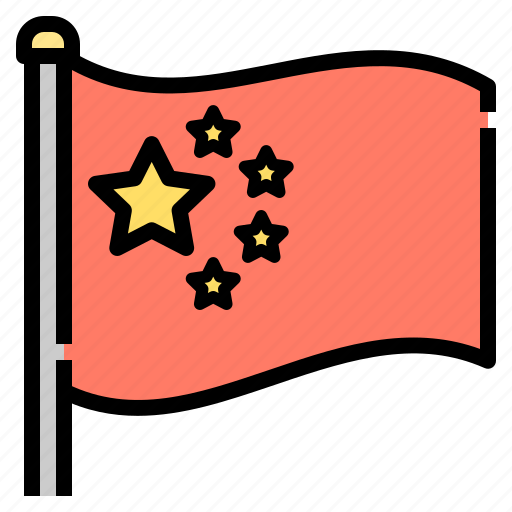 China, chinese, flag, nation, traditional icon - Download on Iconfinder