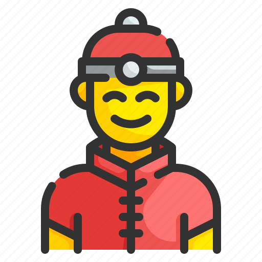 Boy, chinese, asian, person, avatar, smile, culture icon - Download on Iconfinder
