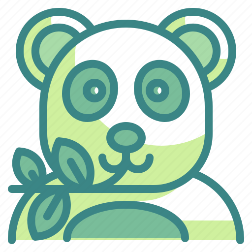 Panda, bear, zoo, animal, china, bamboo, mammal icon - Download on Iconfinder