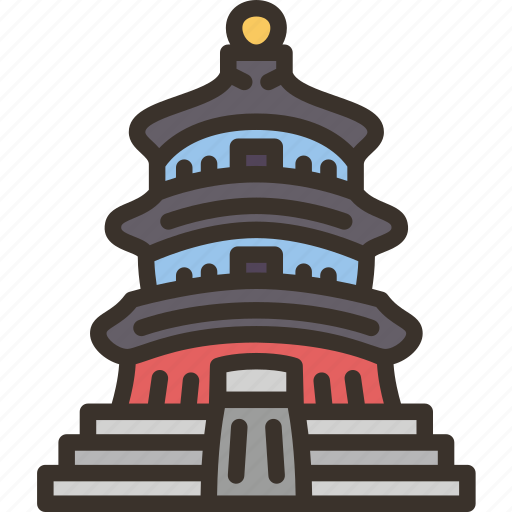 Temple, heaven, ancient, beijing, tourism icon - Download on Iconfinder