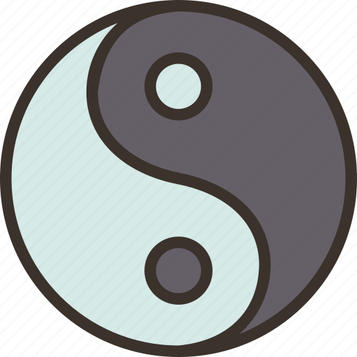 Yin, yang, taoism, harmony, meditation icon - Download on Iconfinder
