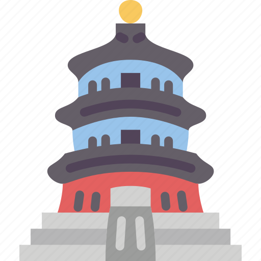 Temple, heaven, ancient, beijing, tourism icon - Download on Iconfinder