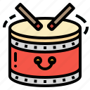 china, drum, drumsticks, musical, percussion