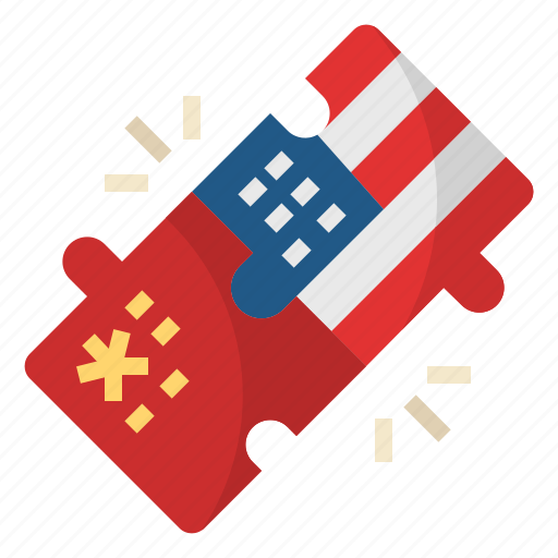 China, jointventure, usa, china and us trade war, united states icon - Download on Iconfinder