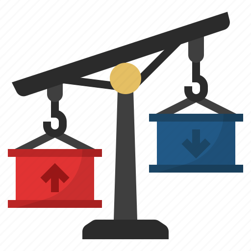 Export, increase, trade, china and us trade war, surplus balance of trade icon - Download on Iconfinder