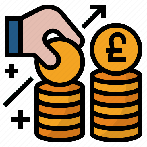 Financial, investment, money, pound, foreign direct investment icon - Download on Iconfinder