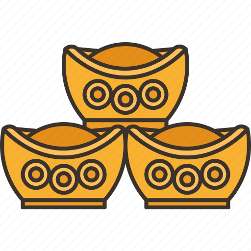 Ingot, gold, money, treasure, wealth icon - Download on Iconfinder