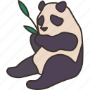 panda, wildlife, animal, nature, bamboo