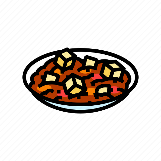 Mapo, tofu, chinese, cuisine, food, dish icon - Download on Iconfinder