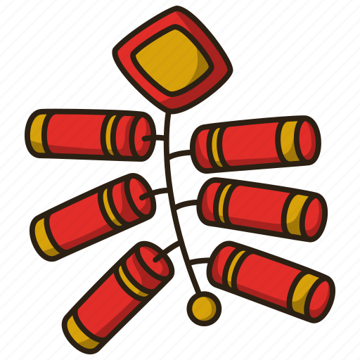 Chinese, firecracker, chinese new year, firework, prosperous, explosive icon - Download on Iconfinder