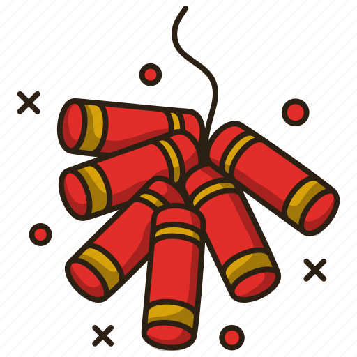 Chinese, firecracker, chinese new year, firework, prosperous, explosive icon - Download on Iconfinder