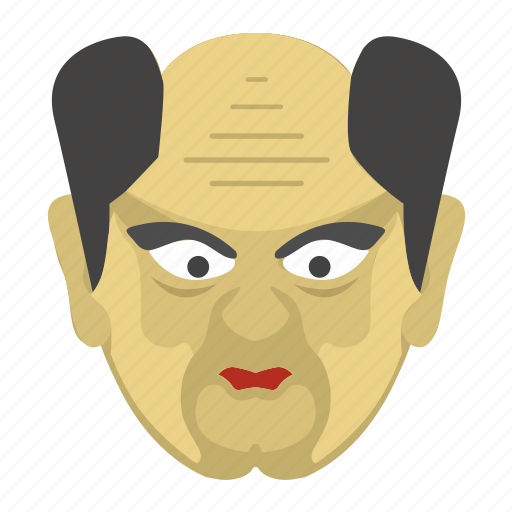 Avatar, chinese, fat, man, old, emoji, face icon - Download on Iconfinder