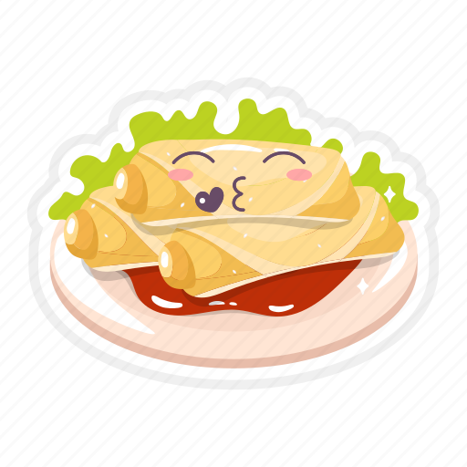 Chinese, asian, spring roll, food, cuisine icon - Download on Iconfinder